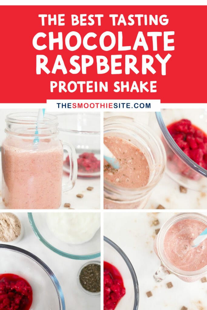 Best tasting chocolate raspberry protein shake