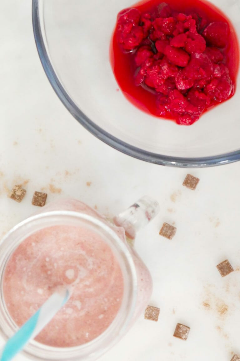 Best tasting chocolate raspberry protein shake recipe
