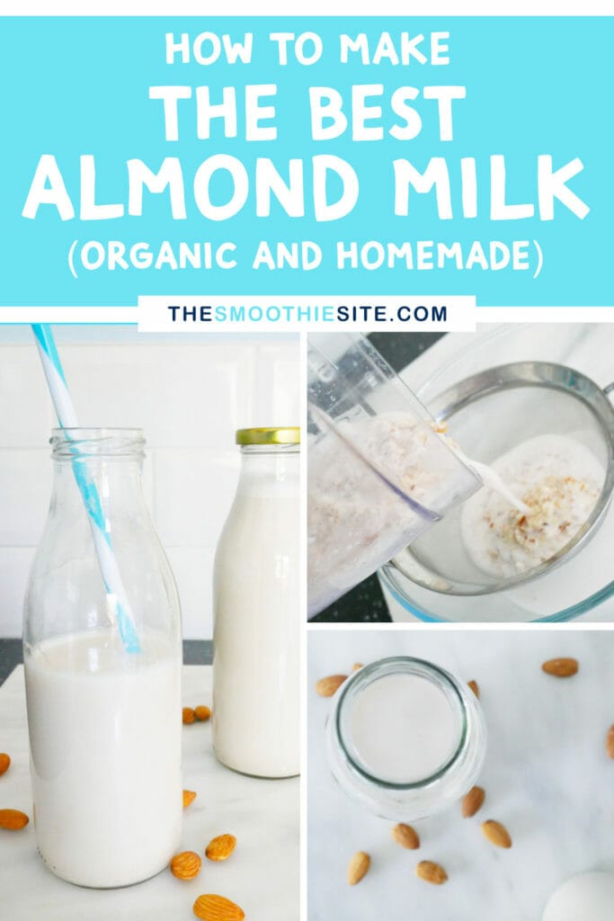 How to make the best almond milk organic and homemade
