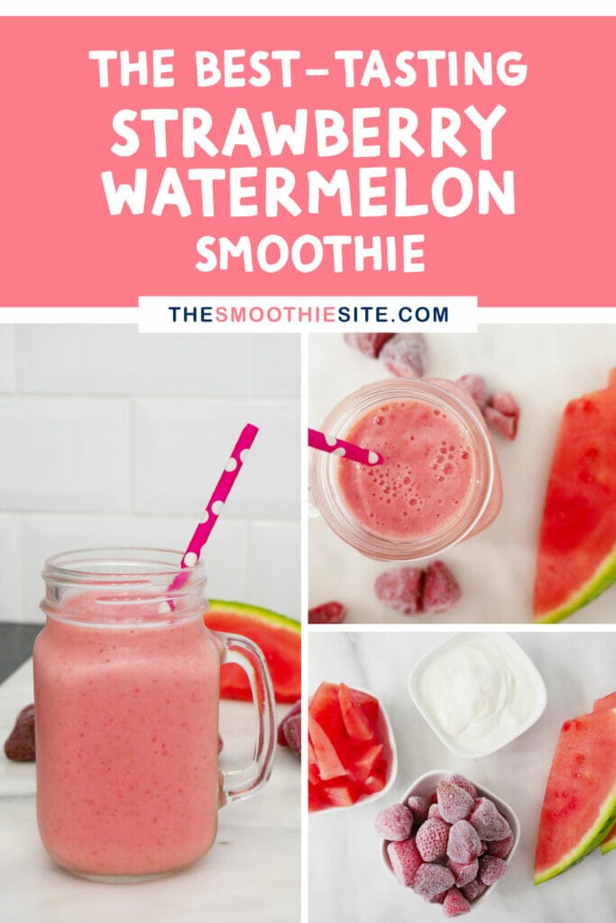 The best-tasting strawberry watermelon smoothie