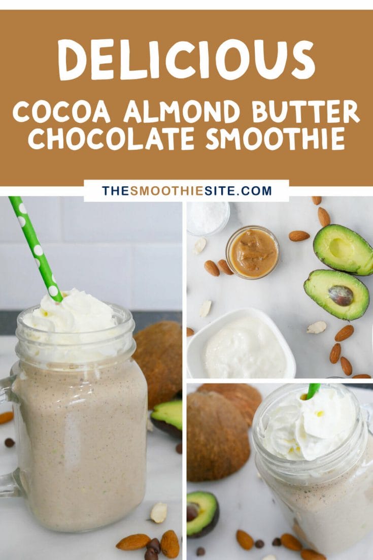 Delicious cocoa almond butter chocolate smoothie Fat Bomb Secret Ingredients